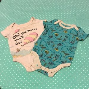 Dr. Seuss onesies!